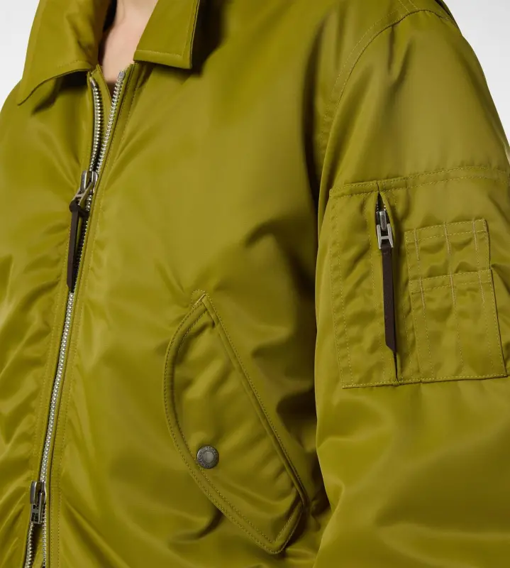 SATIN NYLON FLIGHT BOMBER online